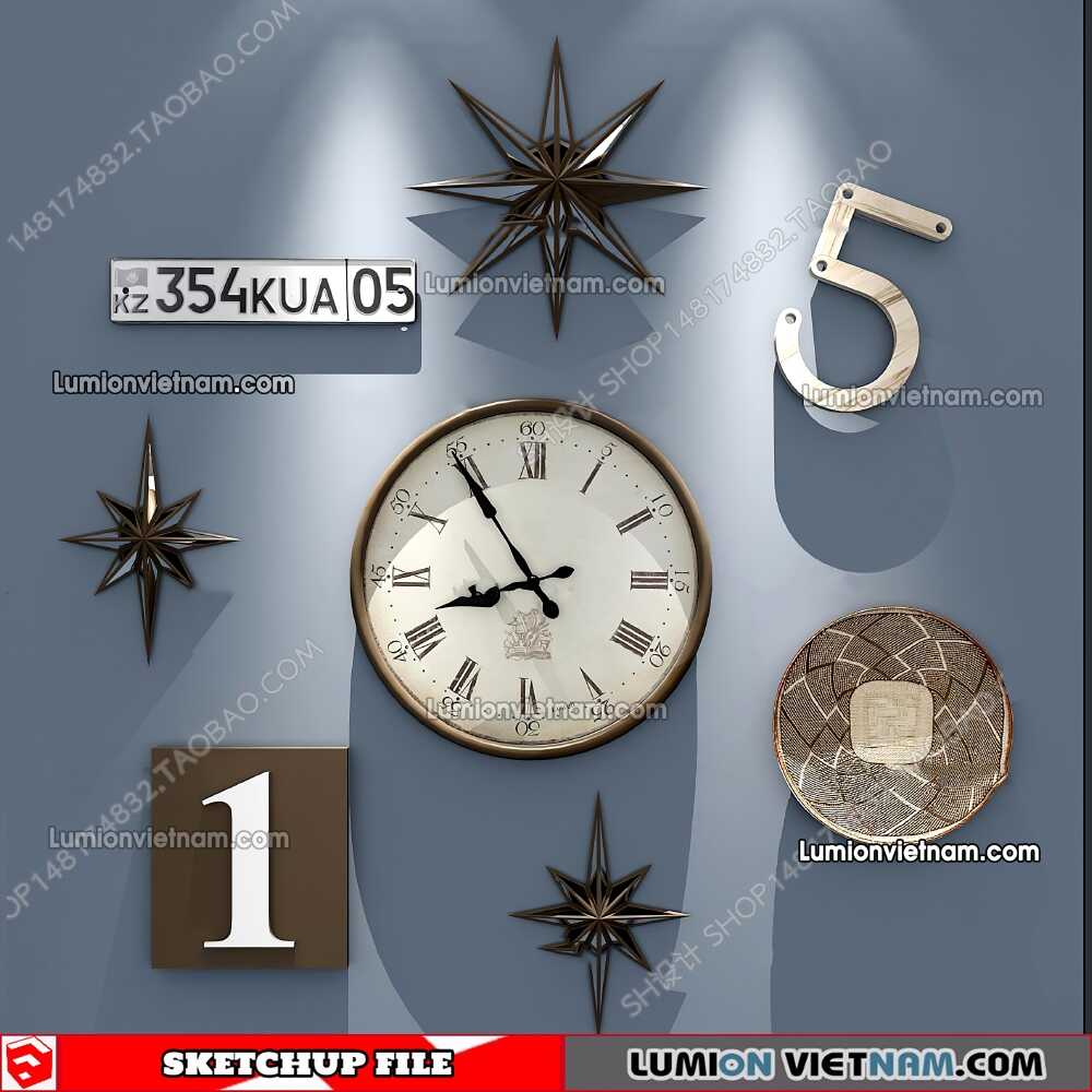 230205-Wall-Decor-(23)-Sketchup-Models