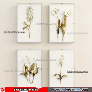 230205. Wall Decor Sketchup Models