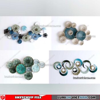 230205. Wall Decor Sketchup Models