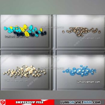 230205. Wall Decor Sketchup Models