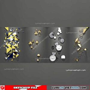 230205. Wall Decor Sketchup Models