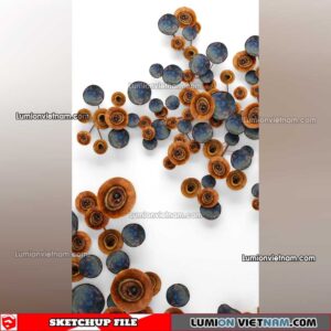 230205. Wall Decor Sketchup Models