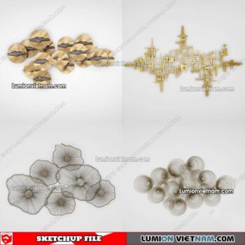 230205. Wall Decor Sketchup Models