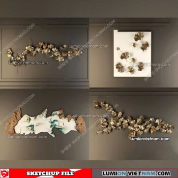 230205. Wall Decor Sketchup Models