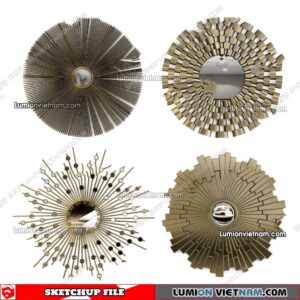 230205. Wall Decor Sketchup Models