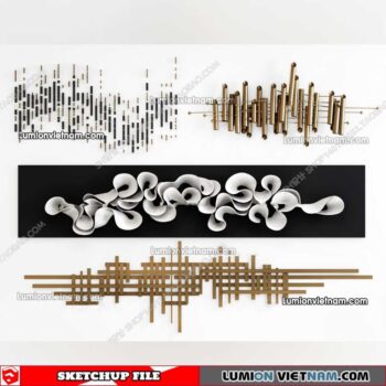 230205. Wall Decor Sketchup Models