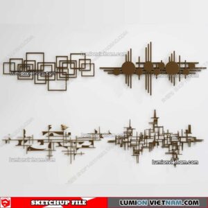 230205. Wall Decor Sketchup Models