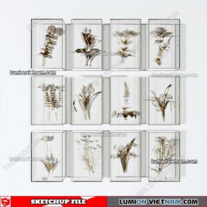 230205. Wall Decor Sketchup Models