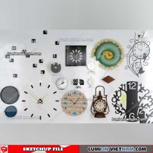 230205. Wall Decor Sketchup Models