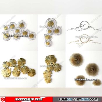 230205. Wall Decor Sketchup Models