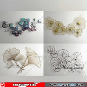 230205. Wall Decor Sketchup Models