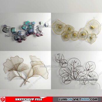 230205. Wall Decor Sketchup Models