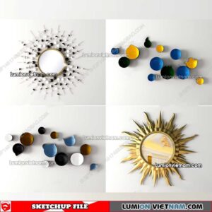 230205. Wall Decor Sketchup Models