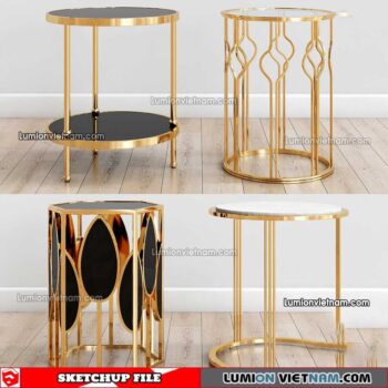 230209. Tea Table Sketchup Models