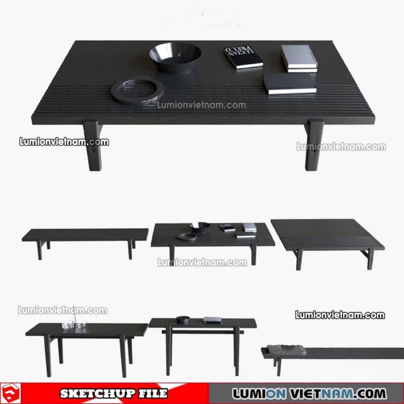 230209. Tea Table Sketchup Models