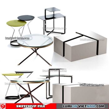 230209. Tea Table Sketchup Models