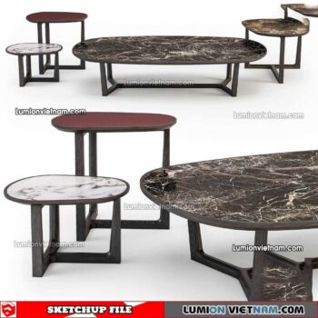 230209. Tea Table Sketchup Models