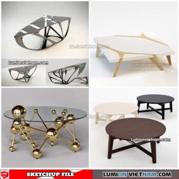 230209. Tea Table Sketchup Models