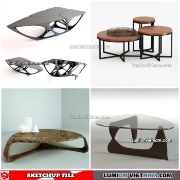 230209. Tea Table Sketchup Models