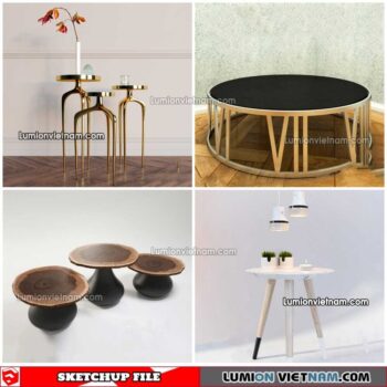 230209. Tea Table Sketchup Models