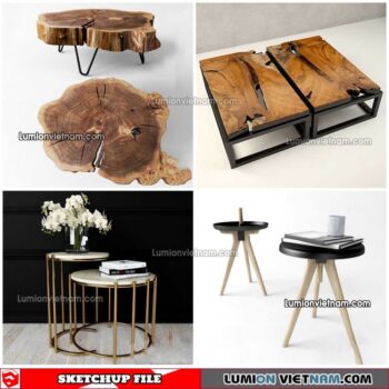 230209. Tea Table Sketchup Models