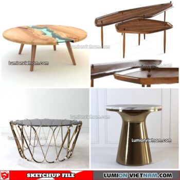 230209. Tea Table Sketchup Models
