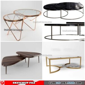 230209. Tea Table Sketchup Models