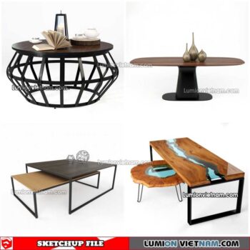 230209. Tea Table Sketchup Models