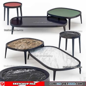 230209. Tea Table Sketchup Models