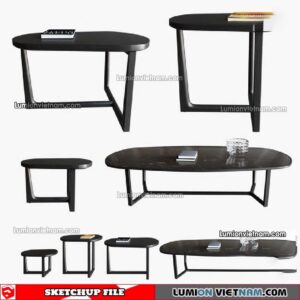 230209. Tea Table Sketchup Models