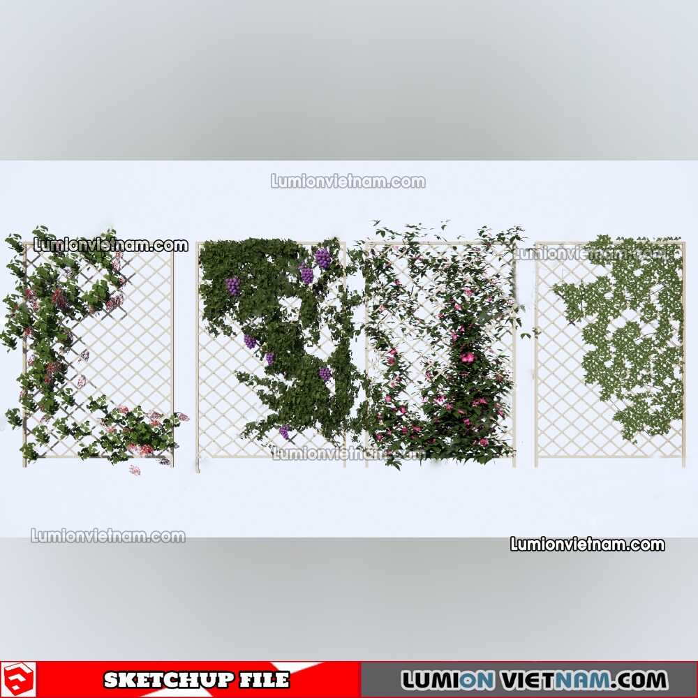 230215-Creeper-Plants-(3)-Sketchup-Models