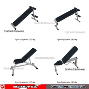 230216. Gym Equipment Sketchup Models