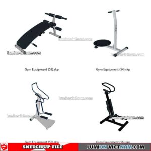230216. Gym Equipment Sketchup Models