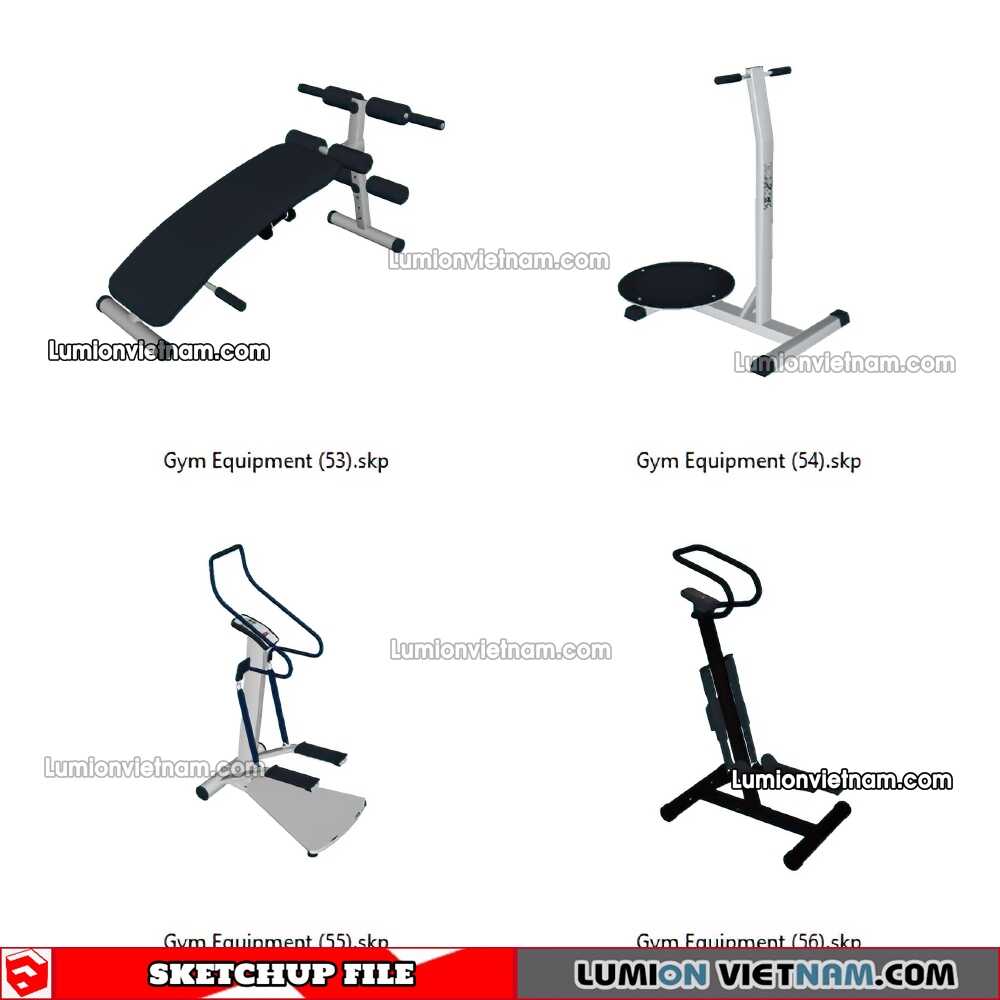230216-Gym-Equipment-(14)-Sketchup-Models