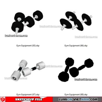 230216. Gym Equipment Sketchup Models