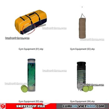 230216. Gym Equipment Sketchup Models