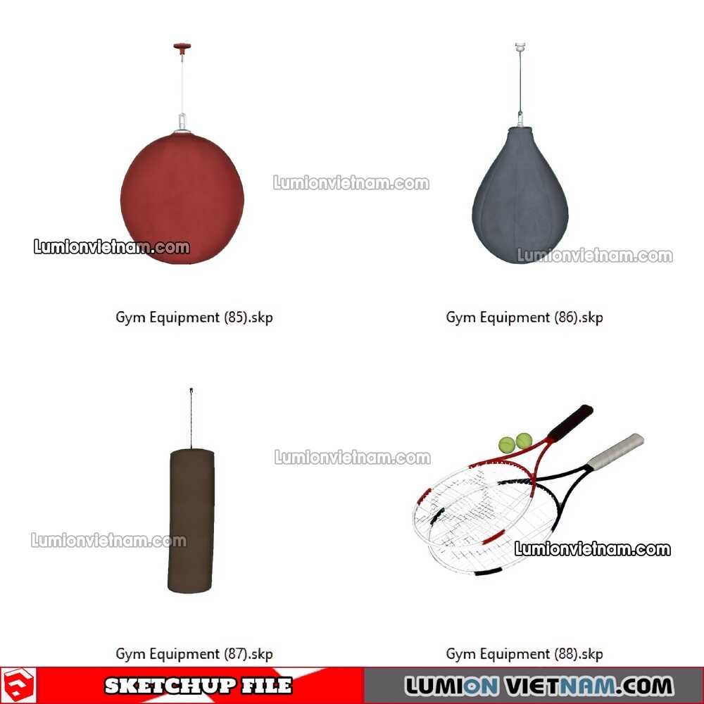 230216-Gym-Equipment-(22)-Sketchup-Models