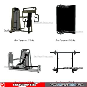230216. Gym Equipment Sketchup Models