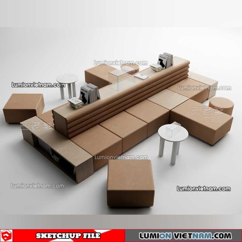 230223. Restaurant Table And Chairs Sketchup Models