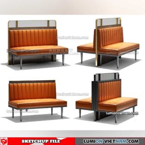 230223. Restaurant Table And Chairs Sketchup Models