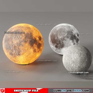 230306. Moon Lamp Sketchup Models