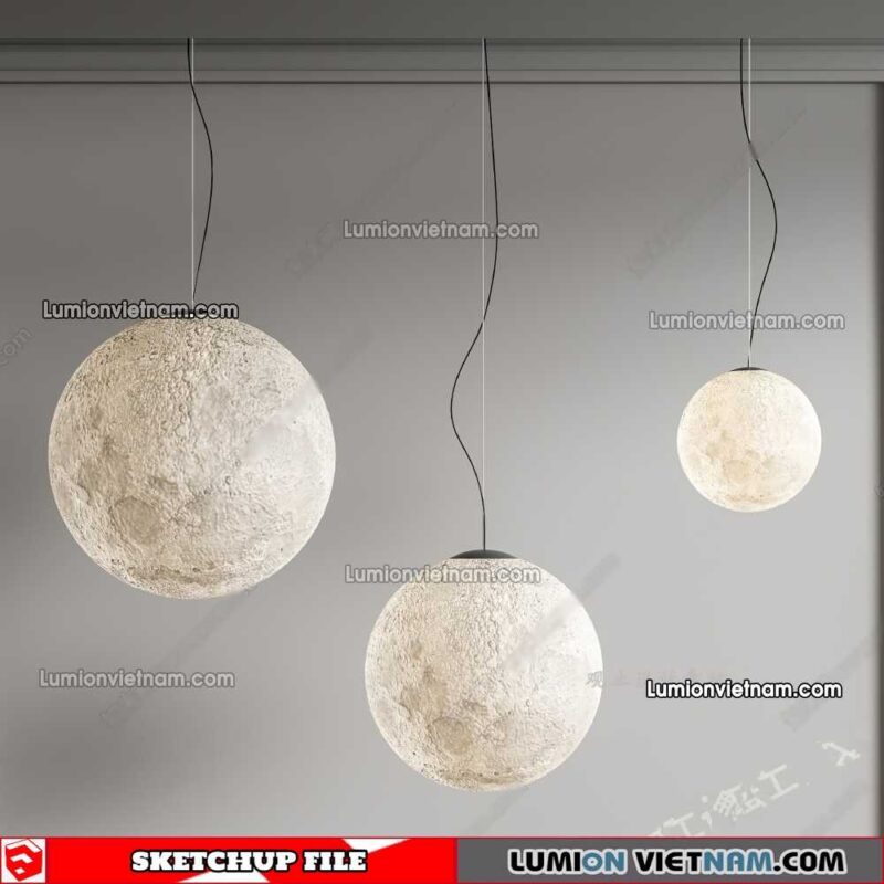 230306. Moon Lamp Sketchup Models