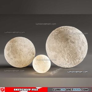 230306. Moon Lamp Sketchup Models