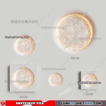 230306. Moon Lamp Sketchup Models