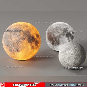 230306. Moon Lamp Sketchup Models