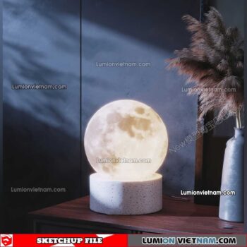230306. Moon Lamp Sketchup Models