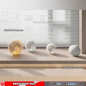 230306. Moon Lamp Sketchup Models