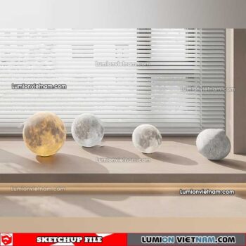 230306. Moon Lamp Sketchup Models