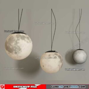 230306. Moon Lamp Sketchup Models