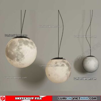 230306. Moon Lamp Sketchup Models